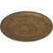 Ekena Millwork Temple Ceiling Medallion (Fits Canopies up to 9 1/4"), Hand-Painted Rubbed Bronze, 24"OD x 1 5/8"P CM24TERZS - alternate 3